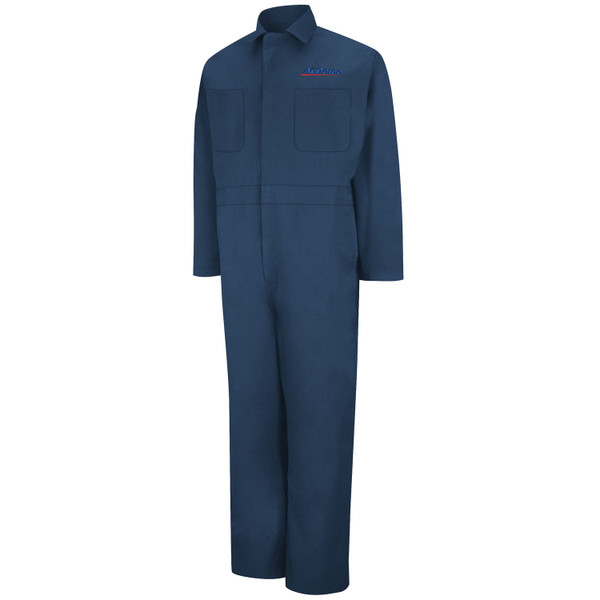 Red Kap Men's Twill Action Back Coverall Navy